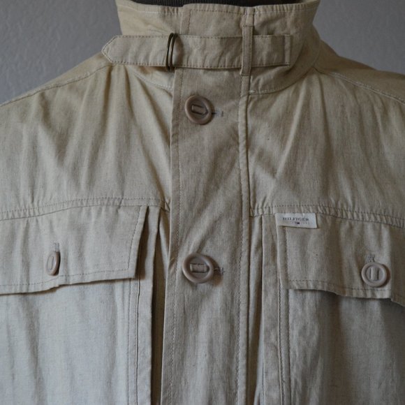 TOMMY HILFIGHER MEN'S CARGO SAFARI OUTERWEAR- SIZE LARGE - Picture 8 of 14
